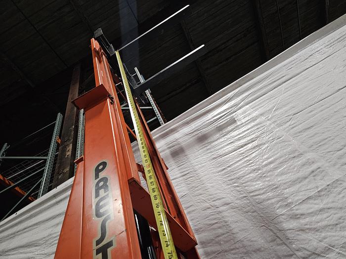 Used Presto BT8127-MOD Electric Lift Truck 126 inch high lifting 200 Lbs. Manual Drive