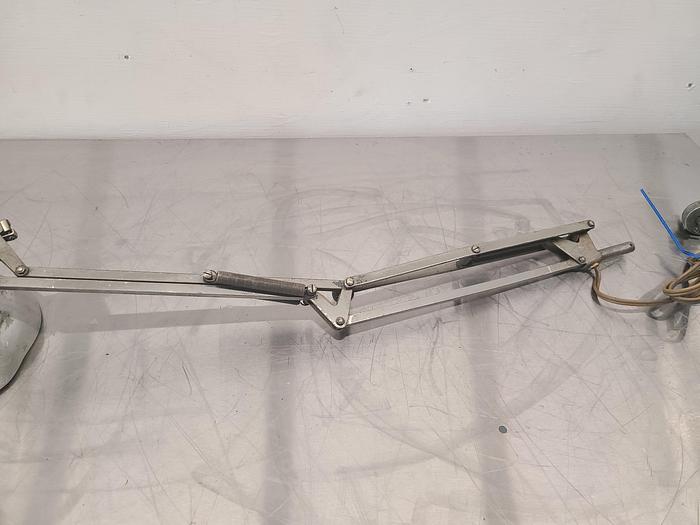 Used 28 Inch Work Light Industrial Steam Punk Lamp Machine Articulating 110V