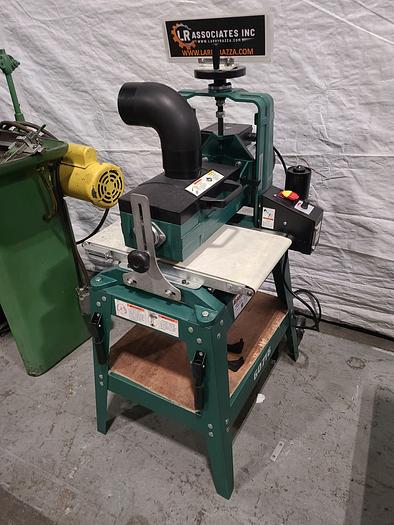 Used Grizzly Model G0716 10 Inch Drum Sander Conveyor Sand Wood Flat