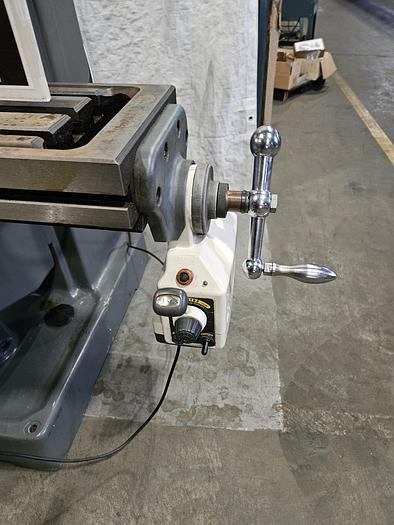 Used Clark Variable Speed Milling Machine DRO Power Feed Rotating Vise & Collets