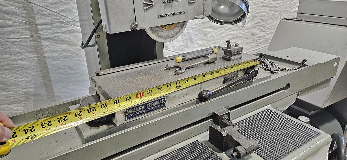 Used MITSUI HIGH-TEC MSG-205MH 6" × 18" PRECISION SURFACE GRINDER – FAGOR 2-AXIS DRO – WALKER CERAMAX MAGNETIC CHUCK – PRECISION SINE VISE – EXTRA WHEELS, HUBS & TOOLING – 220V 3 PHASE – TESTED & RUNNING