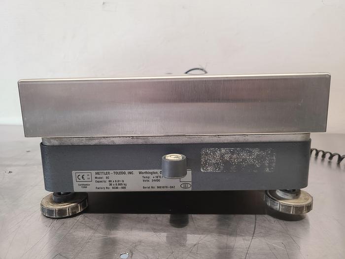 Used Mettler Toledo SC Counting Scale Capacity 60 x 0.01 Lb 120V