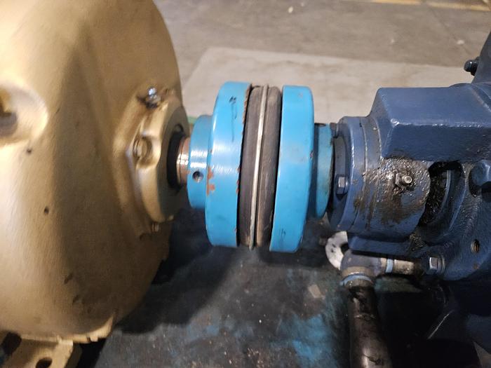 Used Kinney Tuthill Liquid Ring Two Stage Vacuum Pump #VLRC-125-FA2 with Baldor 15HP Motor