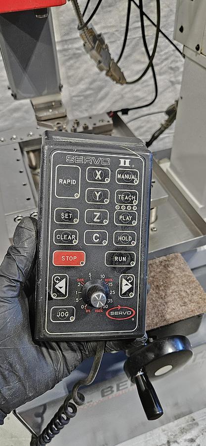 Used BELMONT ASTEC CDH-2AM HIGH-SPEED EDM HOLE DRILL / HOLE POPPER – 30 AMP – SERVO II PROGRAMMABLE X/Y – C-AXIS – MITUTOYO DRO – APPROX. 2007 – 220V