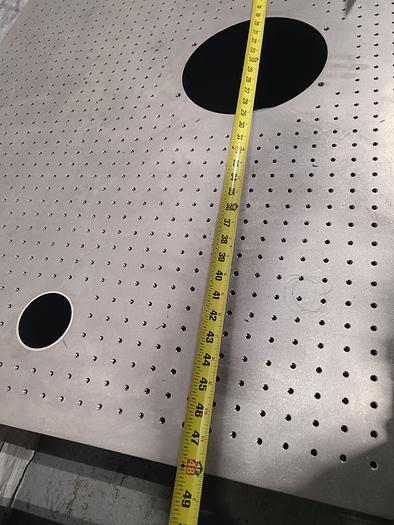 Used Newport RS2000 Sealed Hole Table Top with Tuned Damping and Legs