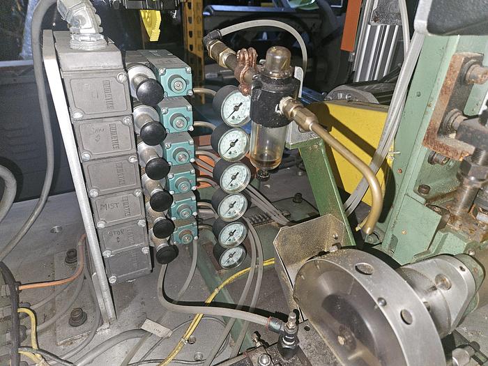 Used Automatic Tube or Rod Cutting Sawing Machine Feed & Cut Continuously cuts length