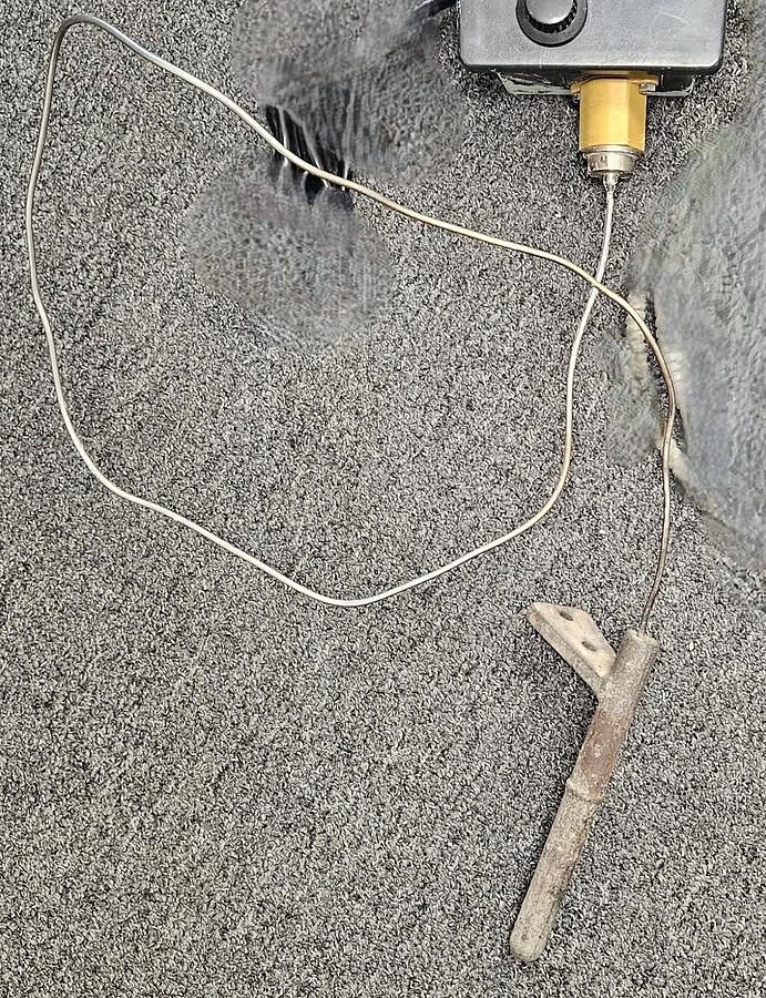 Used Partlow Probe Thermocouple Replacement Probe with Iron Probe Cover
