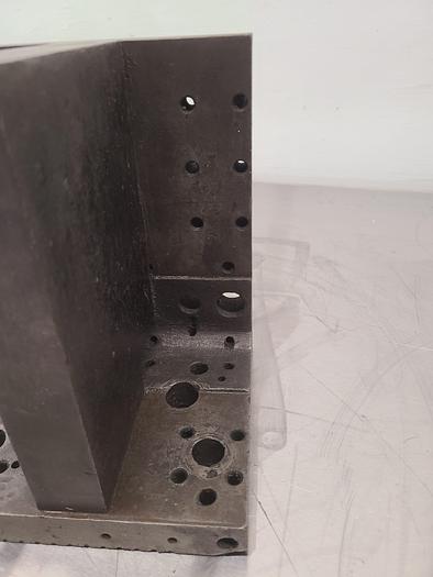 Used 8 x 6 Inch Steel Knee for Milling Grinding Set Up Machine Square 90 degree Angle Plate Mounting
