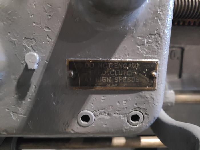 Used Hendey Metal Lathe 15 Inch Swing x 50 Inch Bed with Tooling