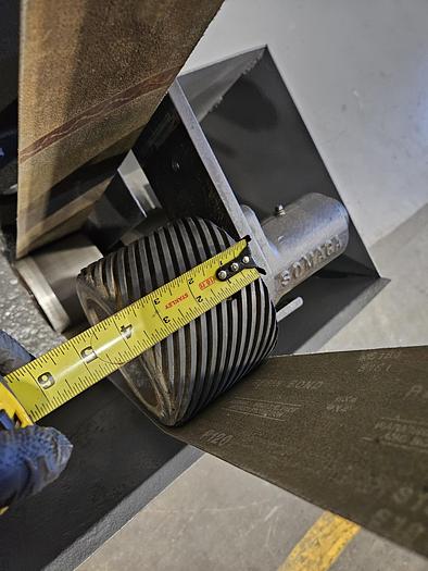 Used Somaca Sommer & Maca Belt Sander Sanding Machine 4" x 120" belt Wet or Dry Refurbished!!