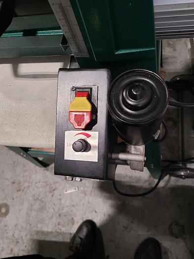 Used Grizzly Model G0716 10 Inch Drum Sander Conveyor Sand Wood Flat