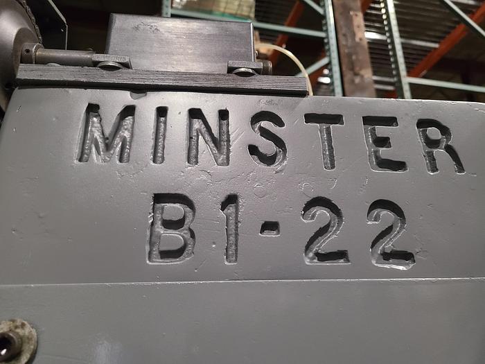 Used Minster B1 22 Ton Punch Press Air Clutch Air Brake