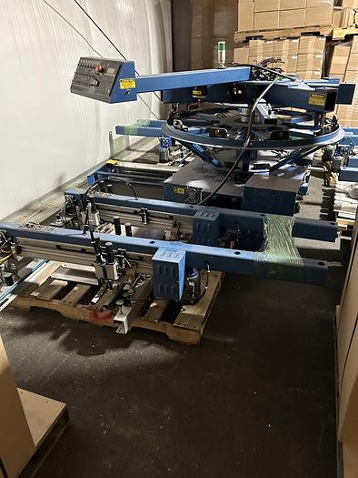 Refurbished Reconditioned M&R Gauntlet II 8 Color 10 Station Screen Printer with Flash Dryer & Fusion Dryer... in Excellent Condition!