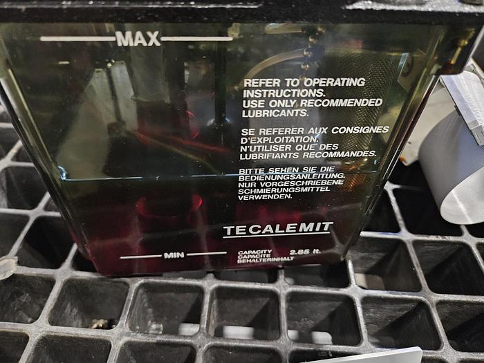 Used Tecalemit Interlube TX Automatic Lubrication System Pump 220V Bijur Type TESTED!!