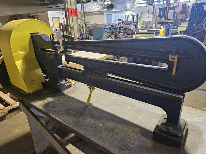 Used Pexto Model 299B Motorized Ring & Circle Cutter sheet metal shear 20 GA x 42" 110V