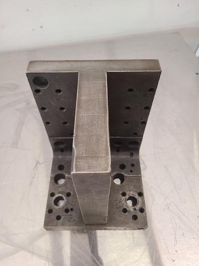 Used 8 x 6 Inch Steel Knee for Milling Grinding Set Up Machine Square 90 degree Angle Plate Mounting