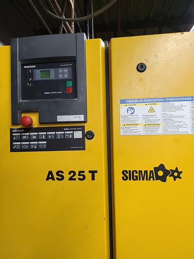 Used  Kaeser Compressor 25 HP with Intergrated Dryer and Tank 2010 