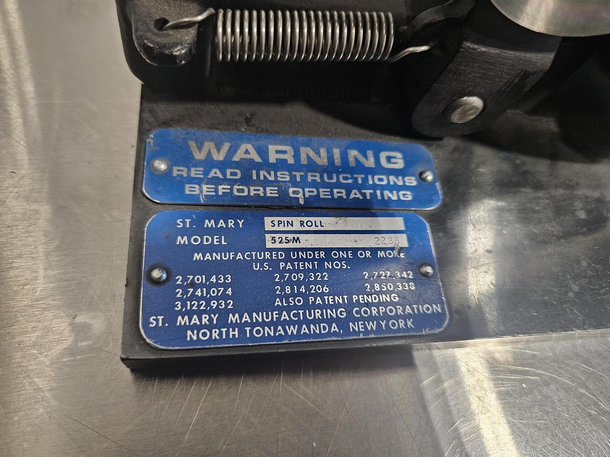 Used ST. MARY MODEL 525M SPIN ROLL – PRECISION PART ROTATOR – TOOLROOM INSPECTION FIXTURE – EXCELLENT CONDITION