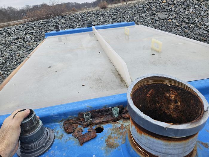 Used Fiberglass Reinforced Holding Tank Water Liquids Cooling 6' x 4' x 6'