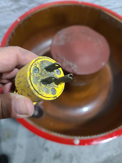 Used Belair 24 Inch Vibratory Finishing Machine 110 Volts