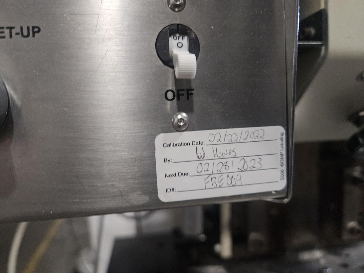 Used KF8500W LINEAR WEDGE AIR-OPERATED HOT STAMPING MACHINE PRESS... TESTED & RUNNING EXCELLENT 220V 1 Phase 