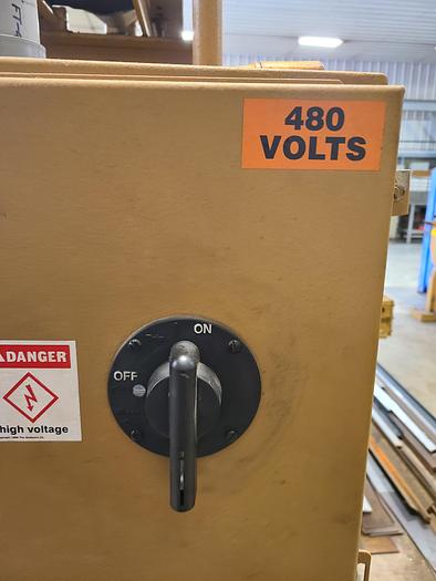 Used Standard Model CS 375-10 Metal Shear New 2006 with Back Gauge