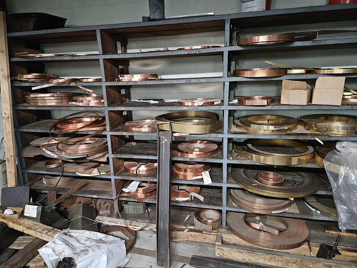 Used Well Established Stamping Company Liquidation!!!... Punch Presses, Tool Room Equipment, Tooling & Brass/Copper Stock, ALL MUST GO!! !!