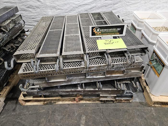 Used  One lot of 10 used Titanium Anode Plating Baskets 10 Baskets = One Price!