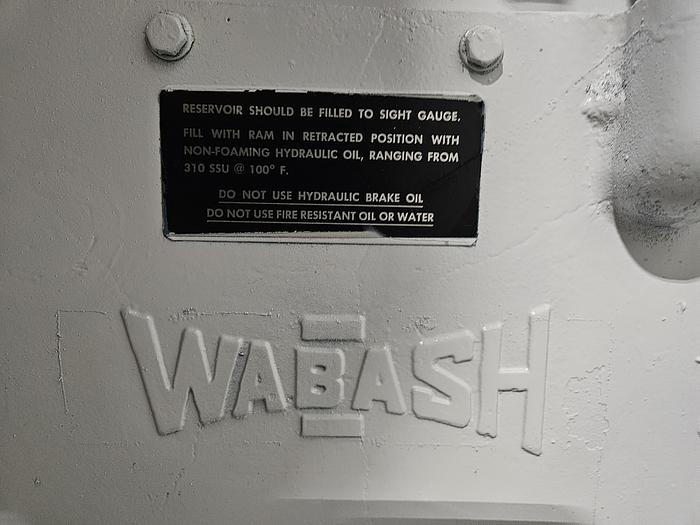 Used Wabash 100 Ton Hydraulic Press Model# 100-2424-STMAC with Heated Platens Molding & Laminating 