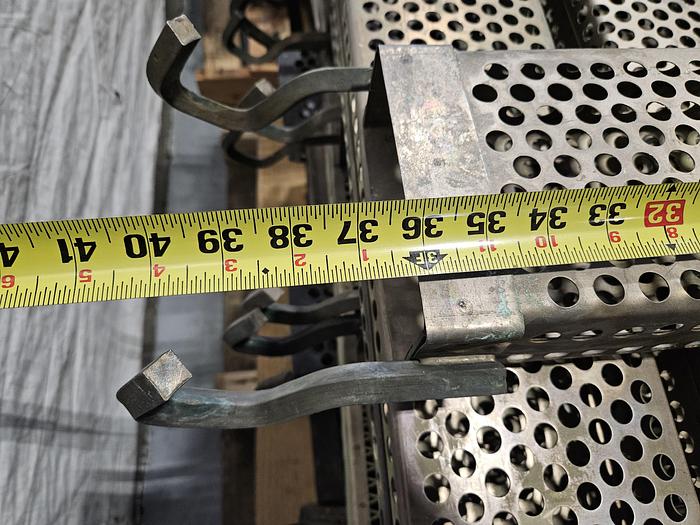 Used Lot of 36 Anode Baskets Titanium for Electroplating Plating Anode Holders for Tank... one price!