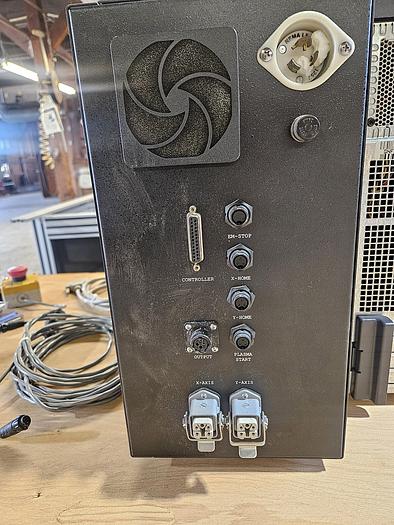 Used Micro Edge Retro System 5x10 Plasma Cutting Machine with Power Max 1650 G3 Series Fast Steel Cutting