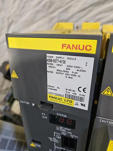 Used Fanuc Servo Amplifier & Power Supply Module A06B-6096-H201(H301) A06B-6077-H106