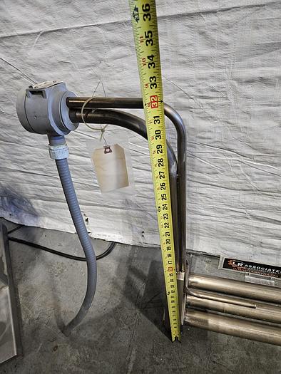 Used Technics 1200 Watt 480 Volt 15 Amp Triple In-Tank Immersion Electric Heater