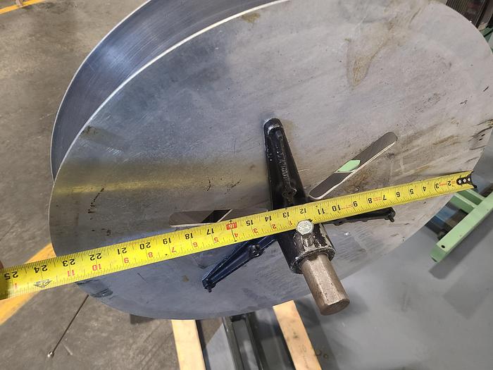 Used Motorized Stock Material Payoff Reel Feed for Stamping Press 110V with Dancer Arm