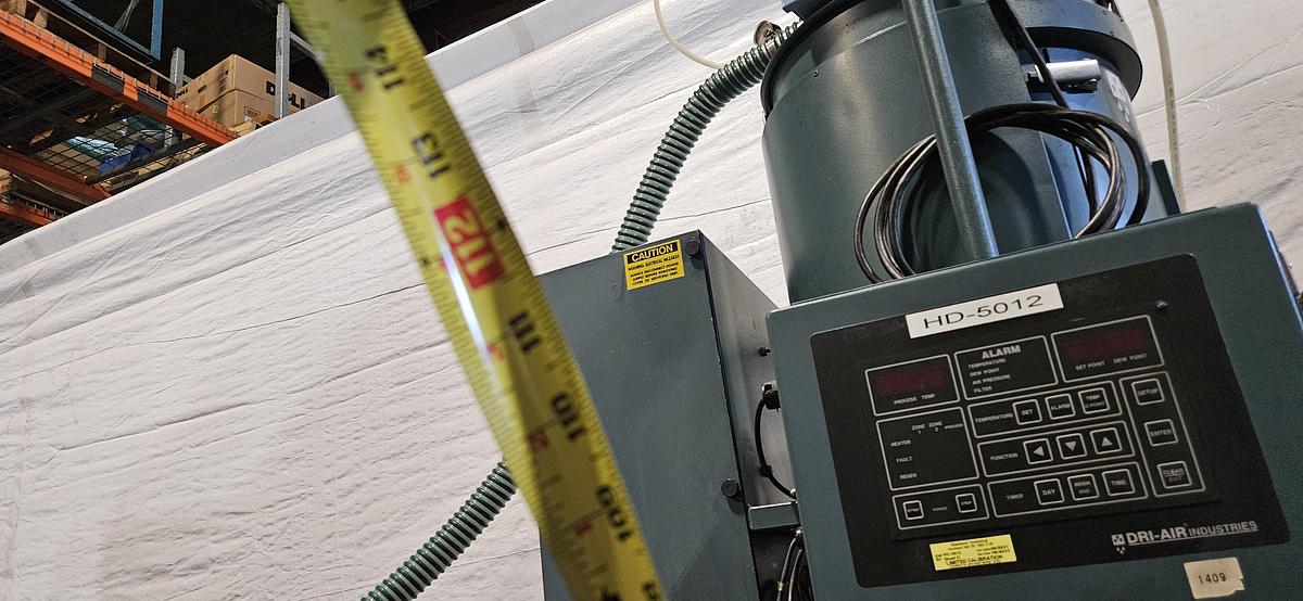 Used DRI-AIR ARID-X 35HM DESICCANT RESIN DRYER – DUAL RECEIVER CONTROL – DIGITAL DEW POINT SYSTEM – 480V 3 PHASE – TESTED