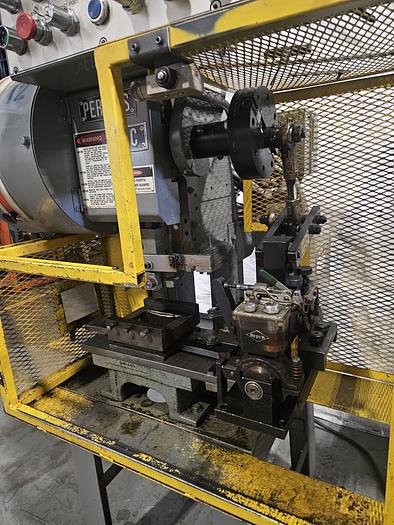 Used 3 Ton Perkins Punch Press, Air Clutch & Air Brake, with Palm Buttons