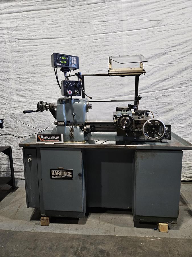 Used Hardinge HC Precision Lathe with Fagor DRO & Loaded with Tooling! – TESTED & in Excellent Condition!