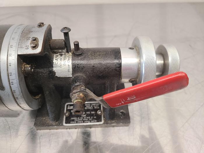 Used Whirley-Gig LAST WORD Model B Rotary Spin Index Grinding Fixture Pin Grinder