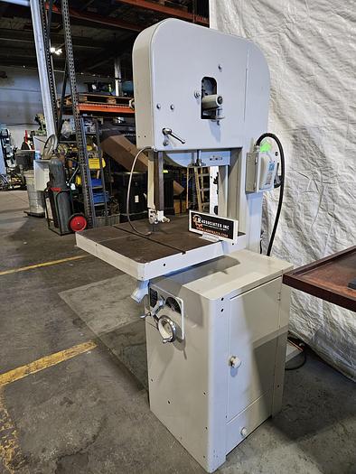 Used Rockwell Delta 20 Inch Metal Vertical Band Saw with Blade Welder 220V 3 Phase Variable Speed 