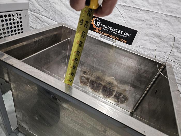 Used Crest Dual High Intensity Ultrasonic Cleaner System 25 Gallon Heated SS Tank 4G-500 Cleaning Metal Fast!