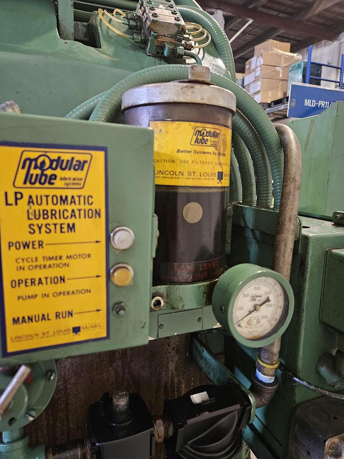 Used 27 Ton L&J Punch / Trim Press Air Clutch Air Brake 2" Adj. with Palm Buttons