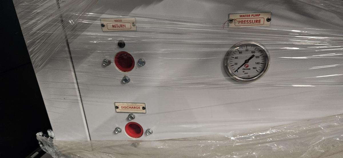 Used SCHREIBER MODEL 200AC INDUSTRIAL PROCESS CHILLER – 460V – CAREL pCO DIGITAL CONTROLLER – REMOTE CONTROLLER INCLUDED – TWO AVAILABLE