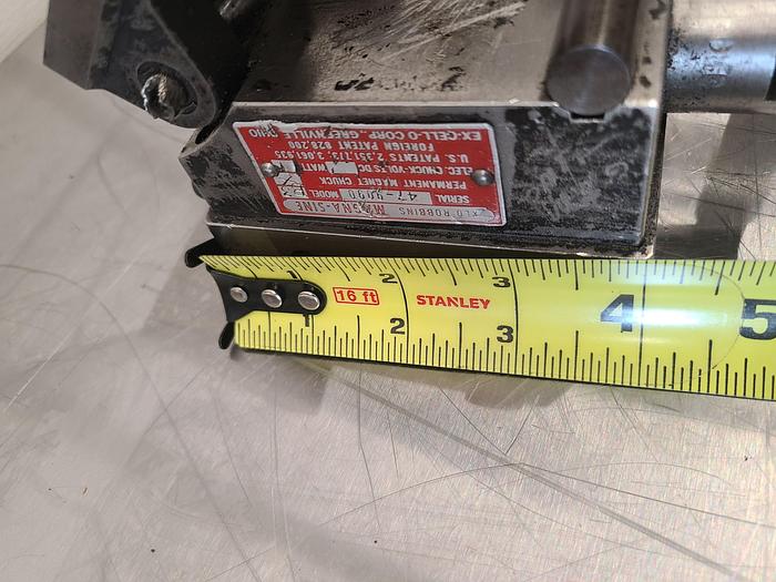 Used Magnetic 4 x 4 Inch XLO Robbins Magna Sine Vise