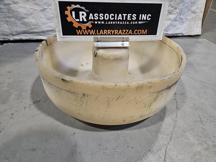 Used Belair Replacement Barrel Tub for Vibratory Finisher 1.5 Cubic Ft