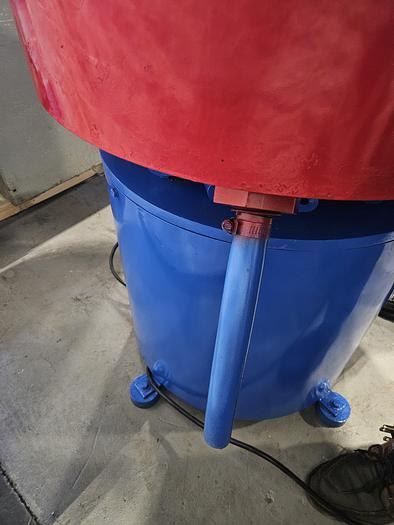 Used Belair FM-4000 1.3 CF Vibratory Finishing Machine 110V Polish Metal Plastic Debur