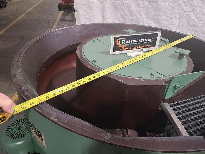 Used Roto-Finish Spiratron 4 Cubic Foot Vibratory Finishing Machine with Automatic Parts Seperator