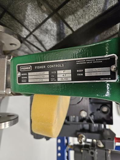 Fisher Baumann 54.24588SVF  1" Valve with Actuator 1052 Medical Dairy Stainless Steel