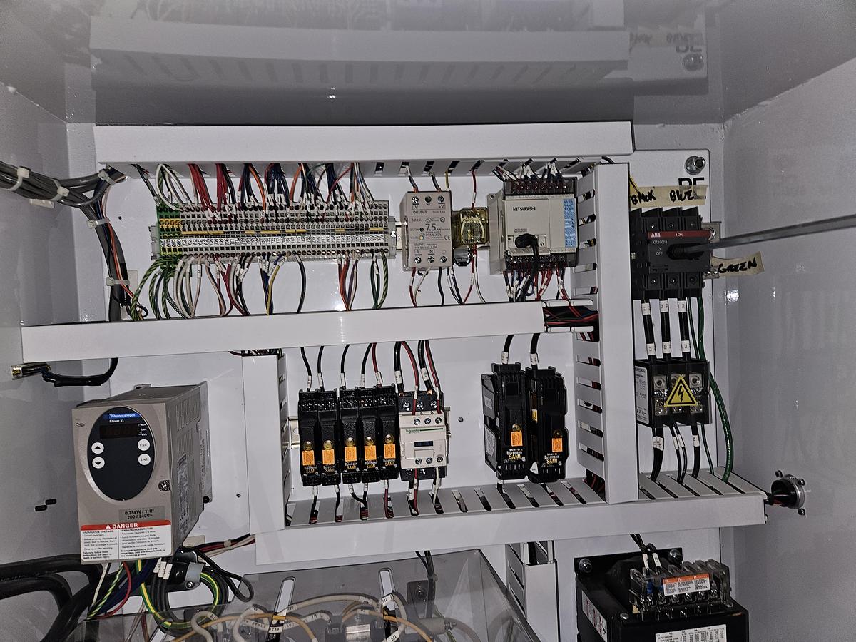 Used MARK ANDY / UVT MAXIM SLS UV CURING SYSTEM 240V • 3-Phase • 12" Lamp • 400 W/In • Blower & Control Cabinet