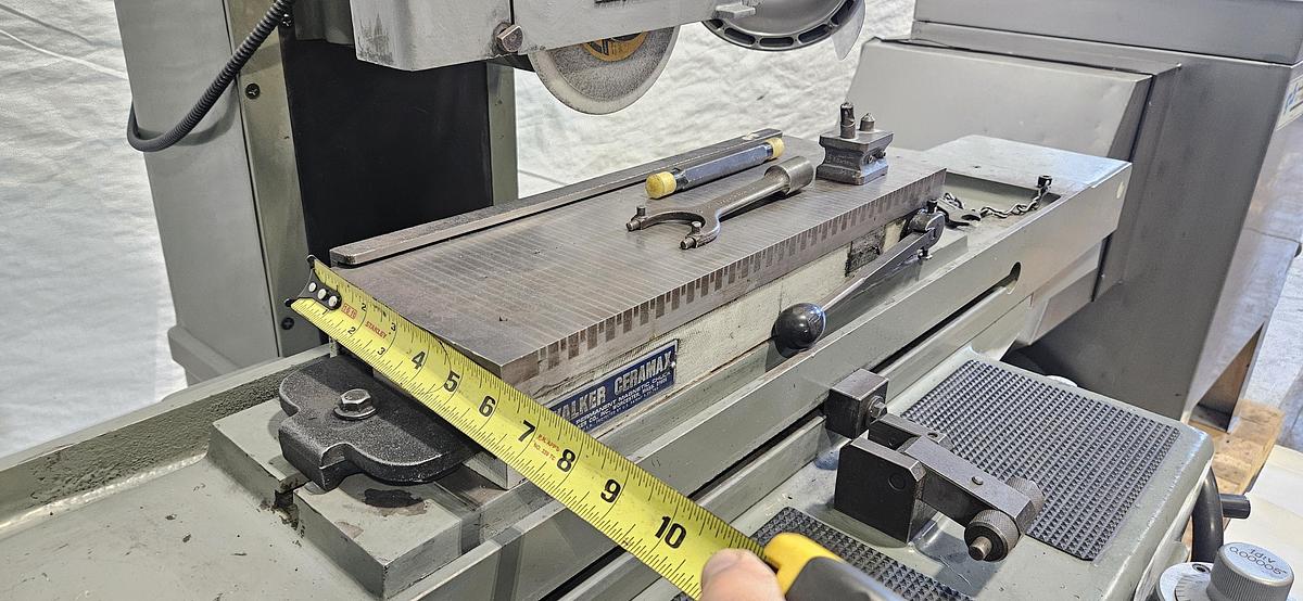 Used MITSUI HIGH-TEC MSG-205MH 6" × 18" PRECISION SURFACE GRINDER – FAGOR 2-AXIS DRO – WALKER CERAMAX MAGNETIC CHUCK – PRECISION SINE VISE – EXTRA WHEELS, HUBS & TOOLING – 220V 3 PHASE – TESTED & RUNNING