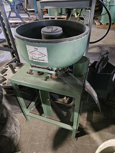 Used Mirro Brite Vibratory Finishing Machine 1/2 Cubic Ft 110V Polish Deburr Metal